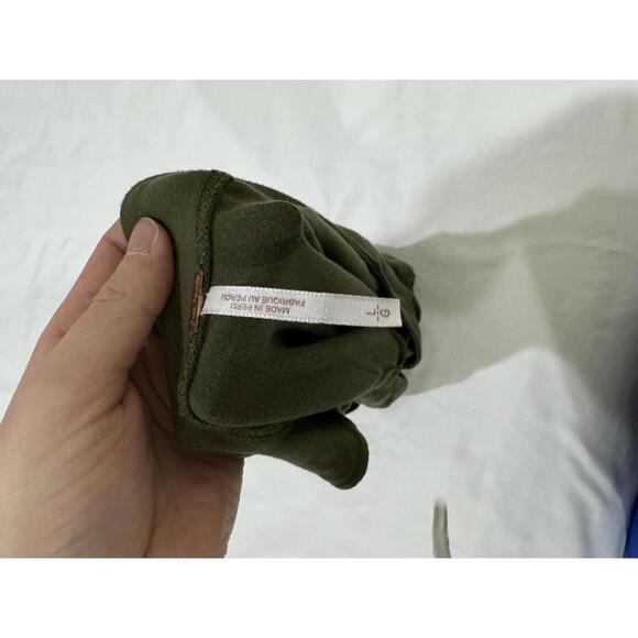 Free People Shindig Olive Green One Shoulder Tie Tank Top- Size Large - Picture 7 of 9